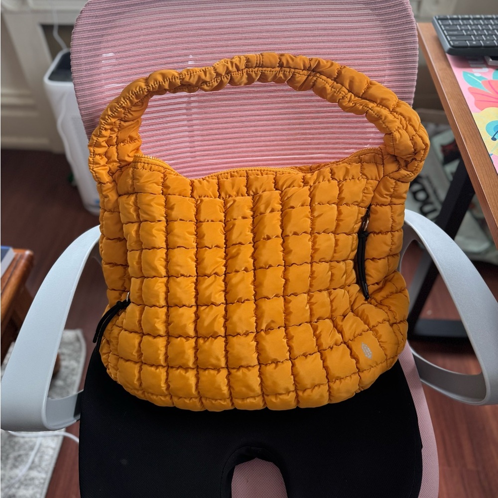 Free People quilted carryall